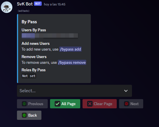 Imagen de bypass configuracion